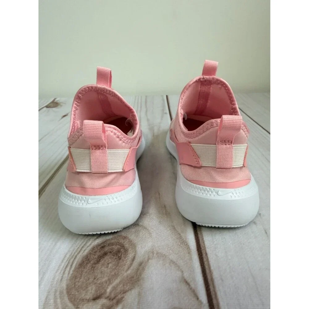 Nike Girls Pink Flex Runner Slip On Tennis Shoes Size 2.5 Pink